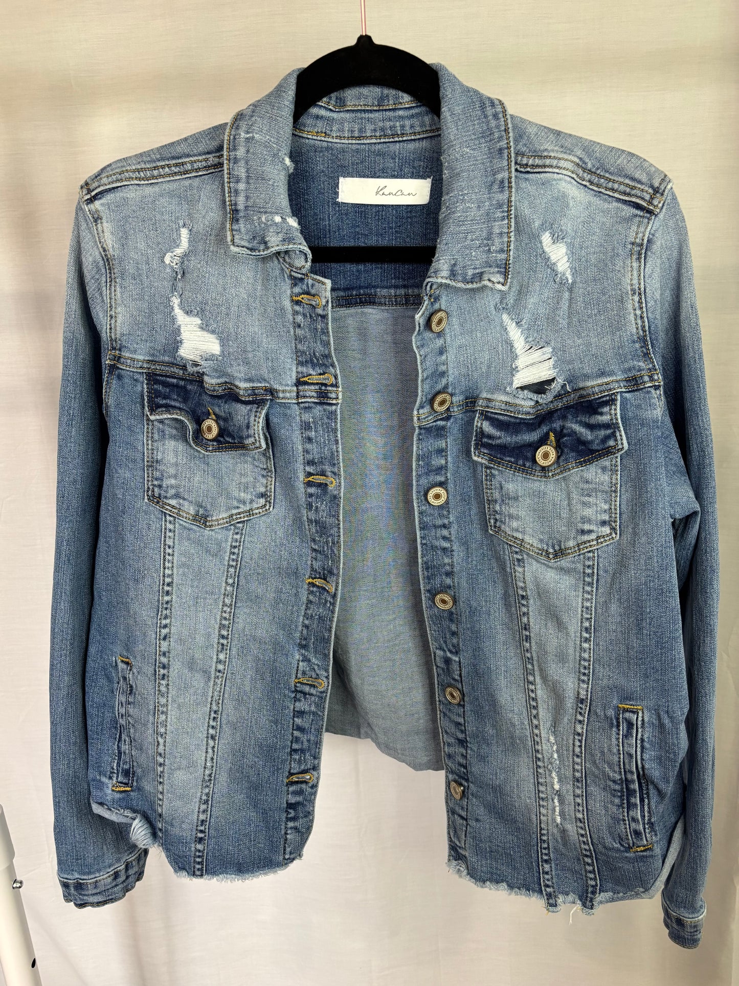 KanCan Bianca Distressed denim Jacket (VA-1000000023-2025)