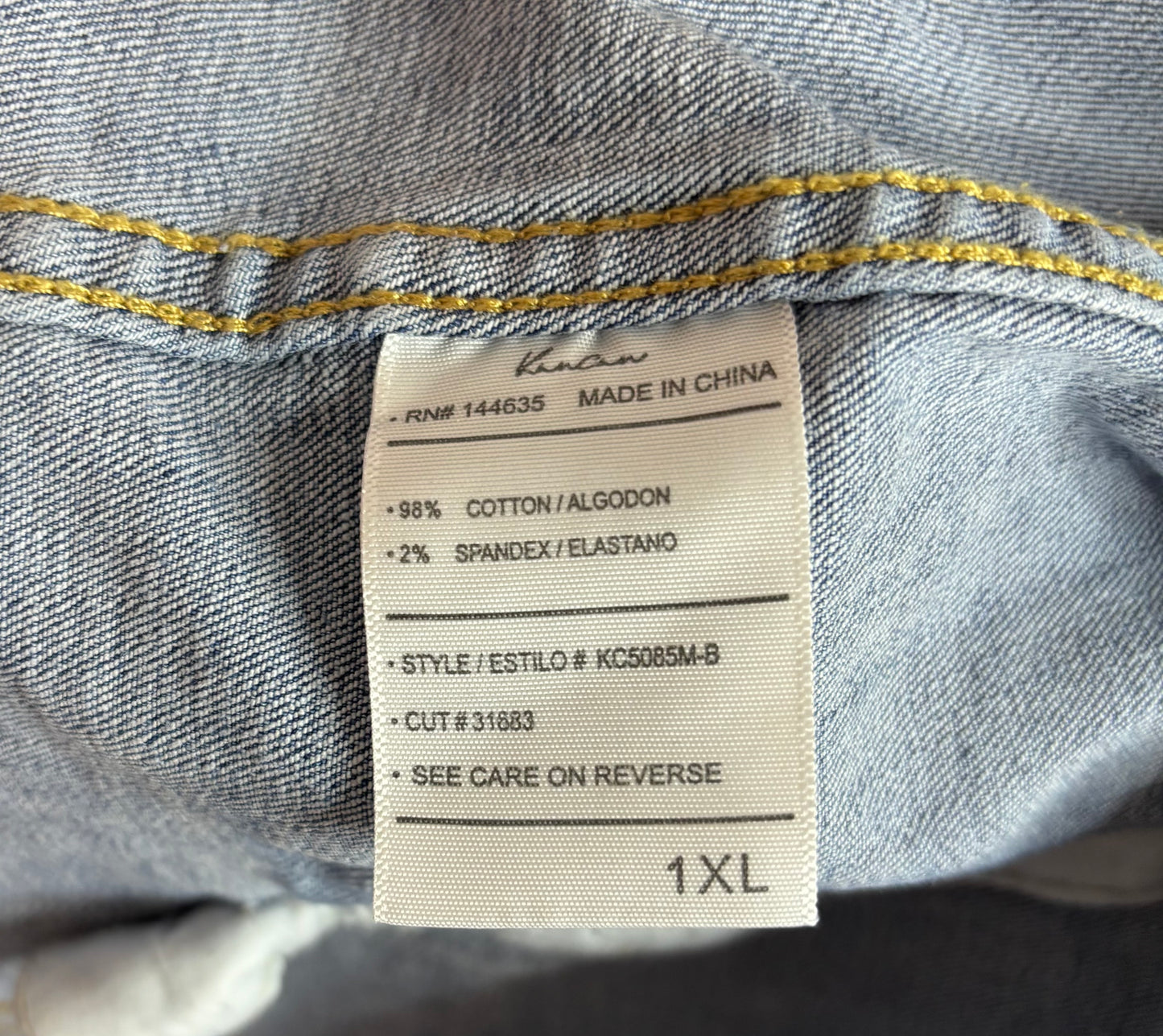 KanCan Bianca Distressed denim Jacket (VA-1000000023-2025)