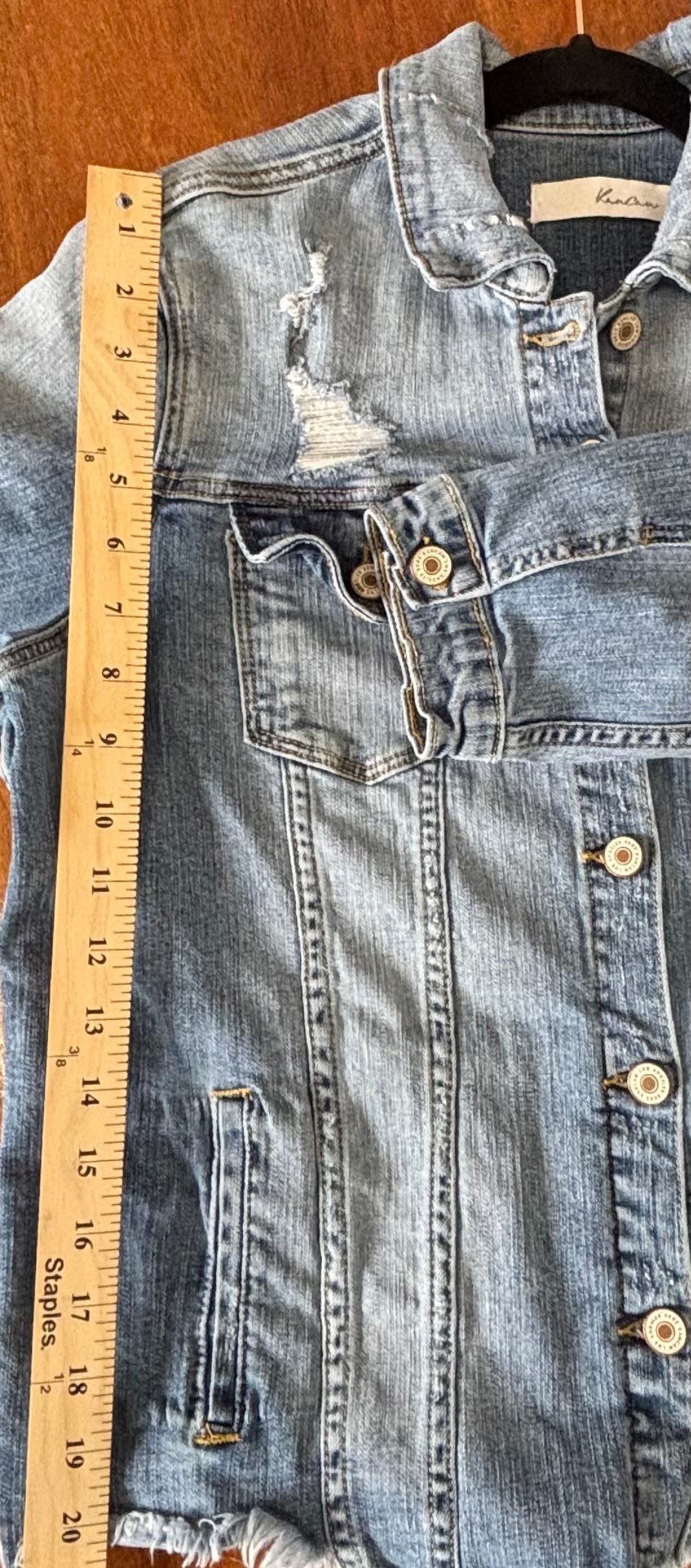 KanCan Bianca Distressed denim Jacket (VA-1000000023-2025)